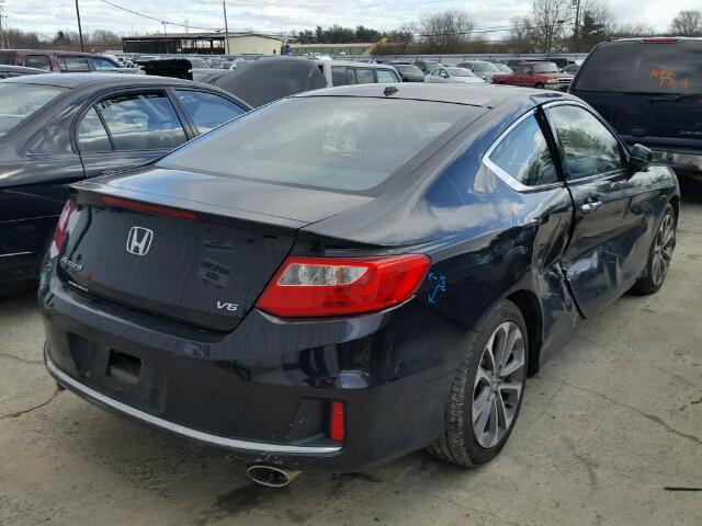 1HGCT2B85DA001908 - 2013 HONDA ACCORD EXL BLACK photo 4