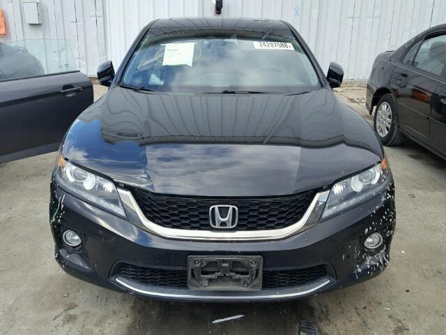 1HGCT2B85DA001908 - 2013 HONDA ACCORD EXL BLACK photo 9