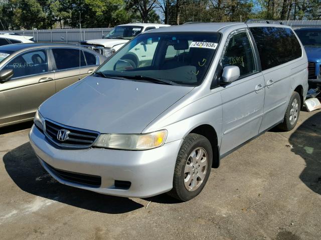 5FNRL18993B034774 - 2003 HONDA ODYSSEY EX SILVER photo 2