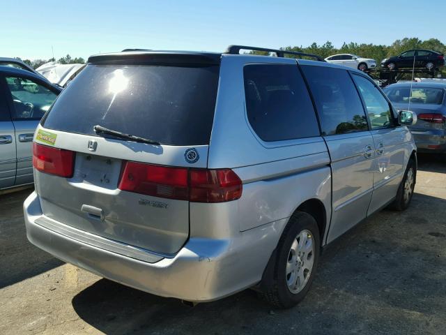 5FNRL18993B034774 - 2003 HONDA ODYSSEY EX SILVER photo 4