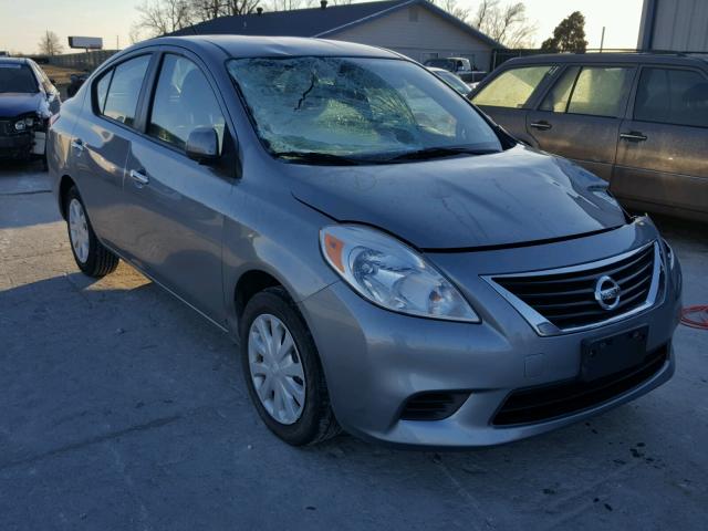 3N1CN7AP9CL870388 - 2012 NISSAN VERSA S SILVER photo 1