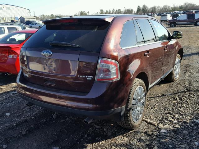 2FMDK4KC0ABA05107 - 2010 FORD EDGE LIMIT BROWN photo 4