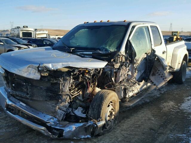 1FT8W3DT3HEB53767 - 2017 FORD F350 SUPER SILVER photo 2