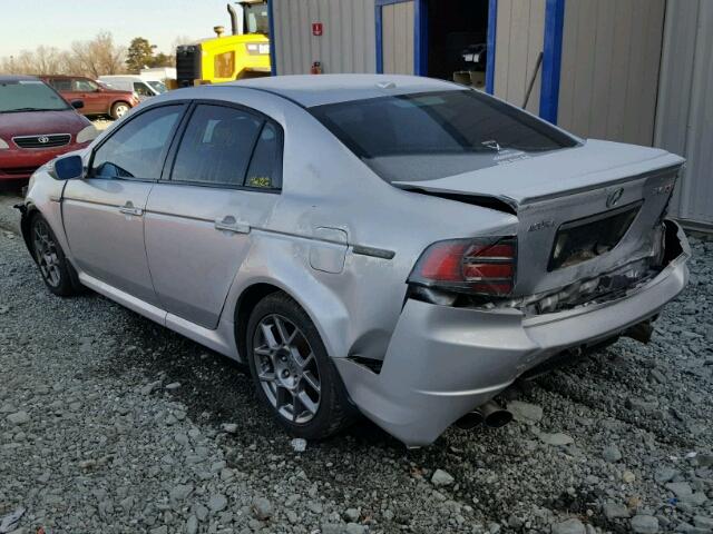 19UUA76578A016892 - 2008 ACURA TL TYPE S SILVER photo 3