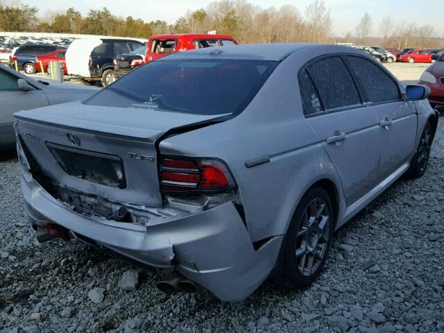 19UUA76578A016892 - 2008 ACURA TL TYPE S SILVER photo 4