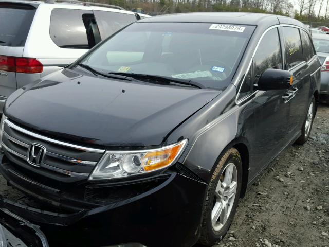 5FNRL5H90BB014208 - 2011 HONDA ODYSSEY TO BLACK photo 2