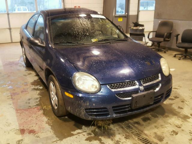 1B3ES26C43D181633 - 2003 DODGE NEON SE BLUE photo 1