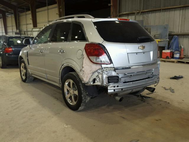 3GNAL3E55CS595627 - 2012 CHEVROLET CAPTIVA SP SILVER photo 3