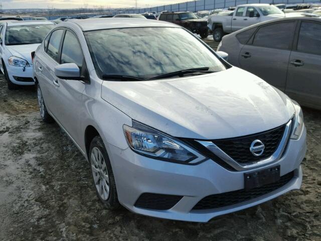 3N1AB7APXGL667662 - 2016 NISSAN SENTRA S SILVER photo 1