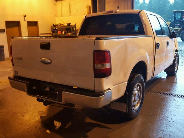 1FTPW14V38KB60091 - 2008 FORD F150 SUPER WHITE photo 4