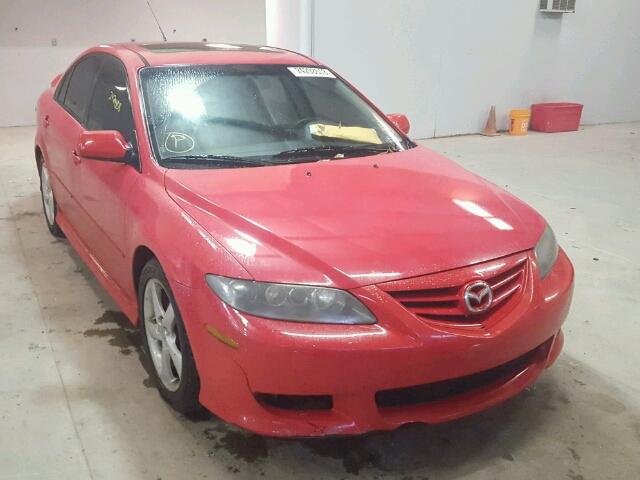 1YVHP84C155M04771 - 2005 MAZDA 6 I RED photo 1