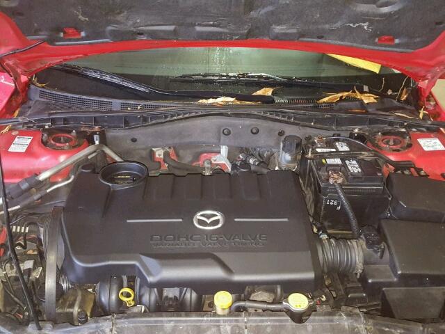 1YVHP84C155M04771 - 2005 MAZDA 6 I RED photo 7