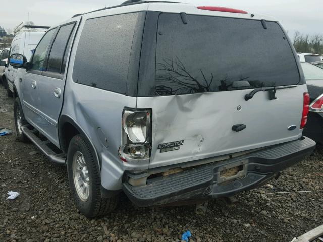 1FMPU16L71LA28738 - 2001 FORD EXPEDITION SILVER photo 3