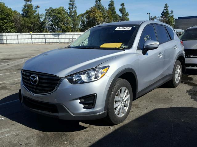 JM3KE2BY2G0752289 - 2016 MAZDA CX-5 SPORT GRAY photo 2