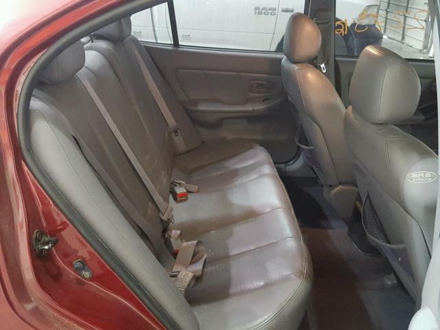 KMHDN46D25U941580 - 2005 HYUNDAI ELANTRA GL BURGUNDY photo 6