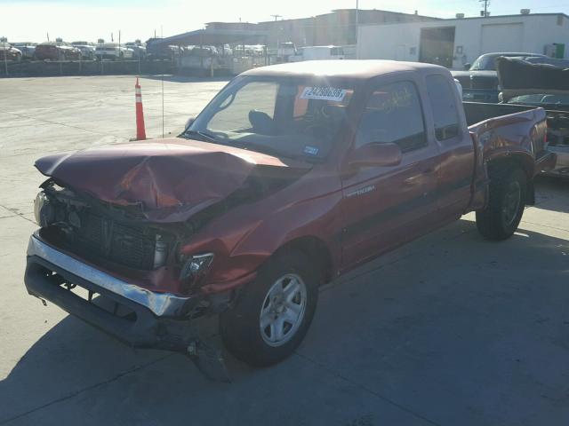 5TEVL52N71Z750192 - 2001 TOYOTA TACOMA XTR RED photo 2