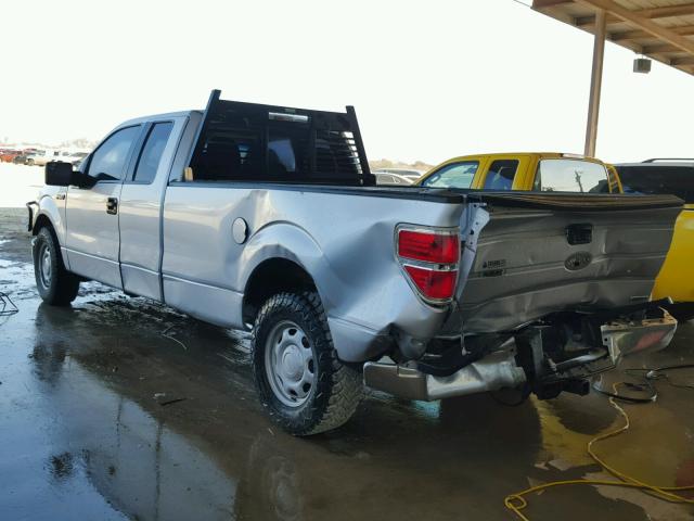 1FTFX1CF1DKF43654 - 2013 FORD F150 SUPER WHITE photo 3