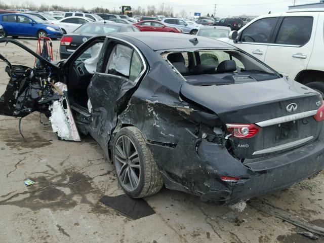 JN1BV7ARXEM685403 - 2014 INFINITI Q50 BASE Negro foto 3