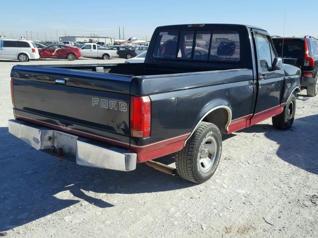 1FTDF15Y7SLA27976 - 1995 FORD F150 BLACK photo 4