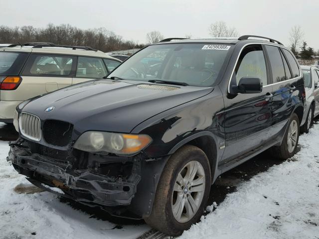 5UXFB53514LV02592 - 2004 BMW X5 4.4I BLACK photo 2