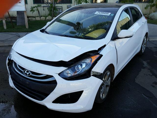 KMHD35LH9EU178234 - 2014 HYUNDAI ELANTRA GT WHITE photo 2