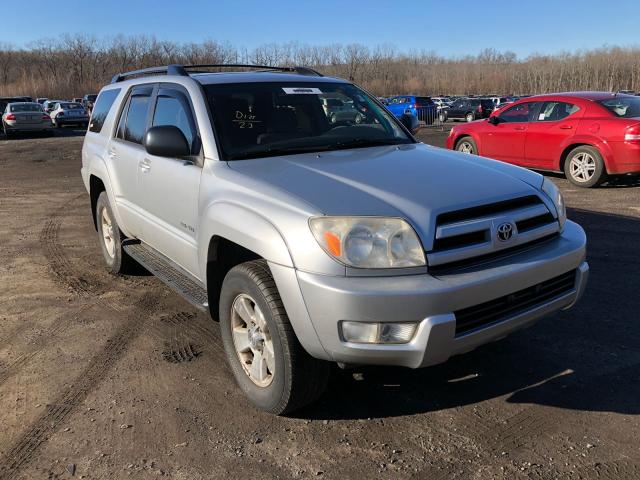 JTEBU14R540044136 - 2004 TOYOTA 4RUNNER SR SILVER photo 1