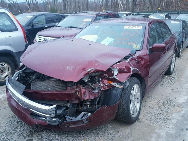 3FAHP08136R233607 - 2006 FORD FUSION SEL MAROON photo 2