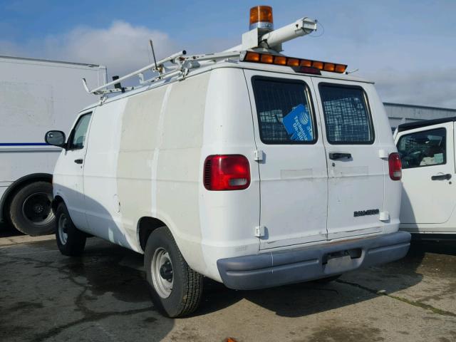 2B7HB11X9WK134110 - 1998 DODGE RAM VAN B1 WHITE photo 3