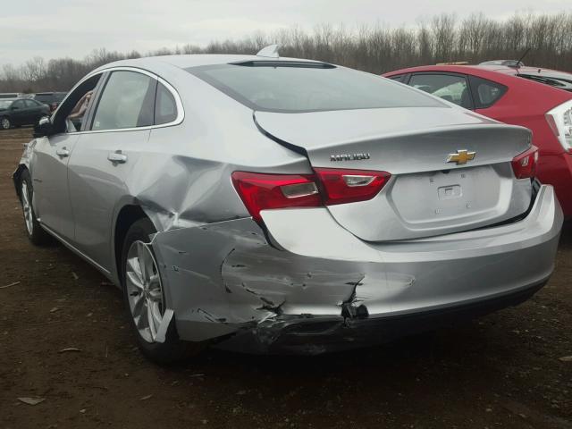 1G1ZD5ST2JF150618 - 2018 CHEVROLET MALIBU LT SILVER photo 3