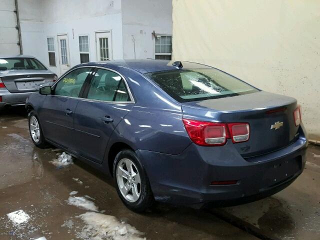 1G11B5SA8DF264077 - 2013 CHEVROLET MALIBU LS BLUE photo 3
