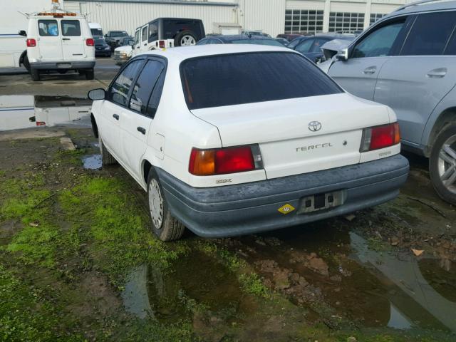 JT2EL43A9N0156126 - 1992 TOYOTA TERCEL DEL WHITE photo 3