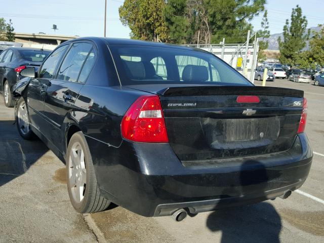 1G1ZW57157F165740 - 2007 CHEVROLET MALIBU SS BLACK photo 3