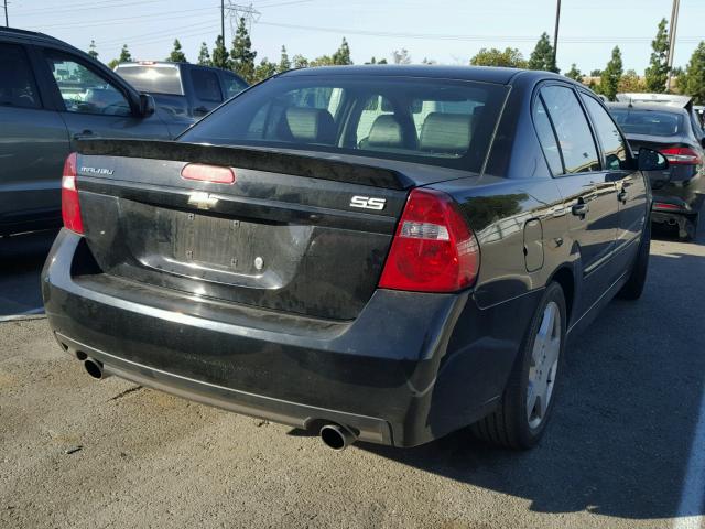 1G1ZW57157F165740 - 2007 CHEVROLET MALIBU SS BLACK photo 4