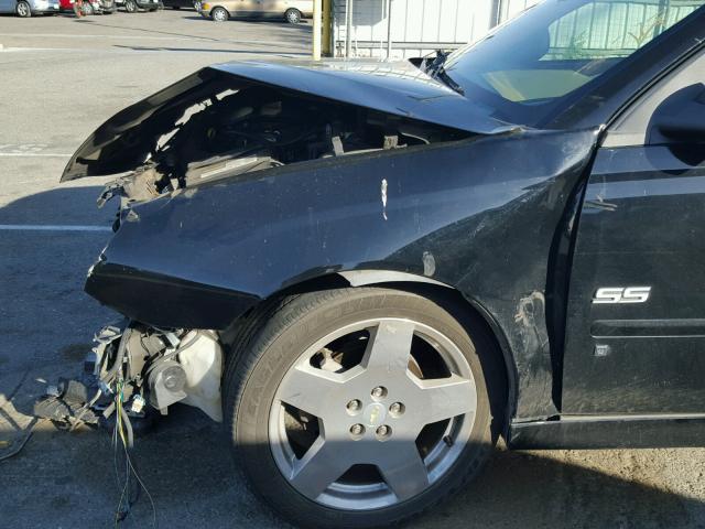 1G1ZW57157F165740 - 2007 CHEVROLET MALIBU SS BLACK photo 9