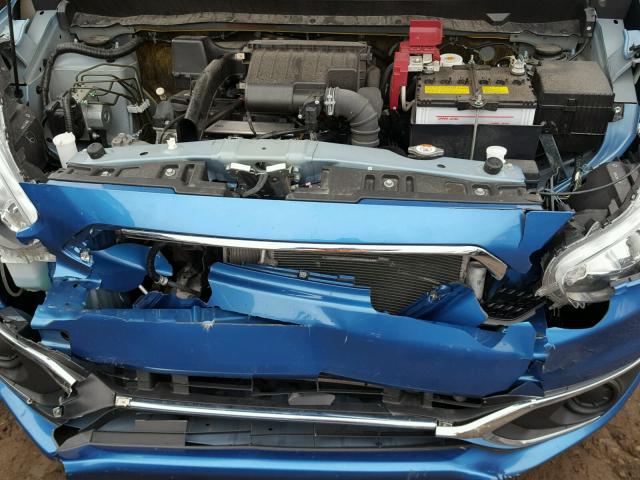 ML32A3HJ3HH021512 - 2017 MITSUBISHI MIRAGE ES BLUE photo 7