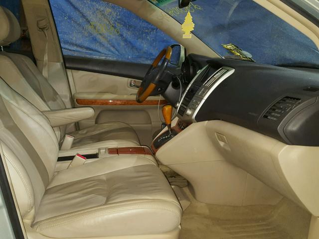 JTJHW31U372015978 - 2007 LEXUS RX 400H BEIGE photo 5