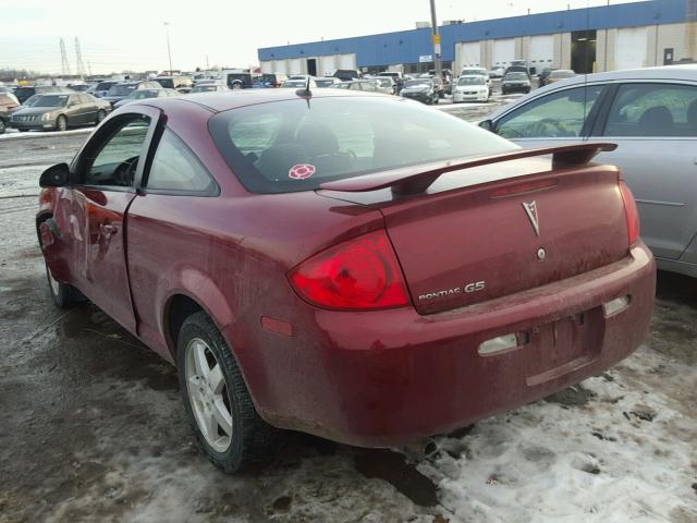 1G2AL18H197120944 - 2009 PONTIAC G5 RED photo 3