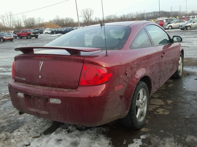 1G2AL18H197120944 - 2009 PONTIAC G5 RED photo 4