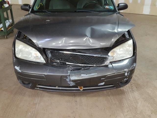 1FAFP37N76W167184 - 2006 FORD FOCUS ZX5 GRAY photo 7