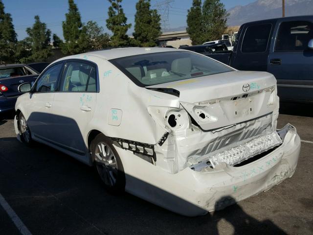 4T1BK3DB0CU462518 - 2012 TOYOTA AVALON BAS WHITE photo 3