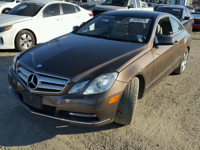 WDDKJ5KB3DF203684 - 2013 MERCEDES-BENZ E 350 BROWN photo 2