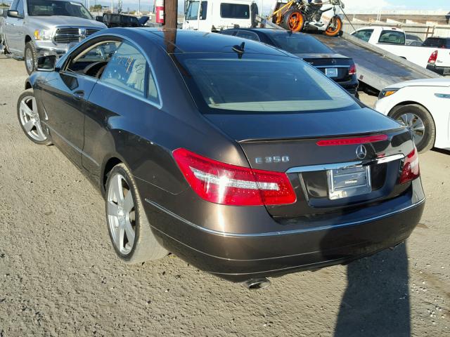 WDDKJ5KB3DF203684 - 2013 MERCEDES-BENZ E 350 BROWN photo 3