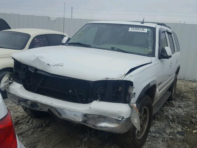 1GKEC13V15J164373 - 2005 GMC YUKON WHITE photo 2