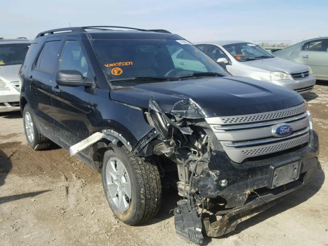 1FMHK7B8XCGA35371 - 2012 FORD EXPLORER BLACK photo 1