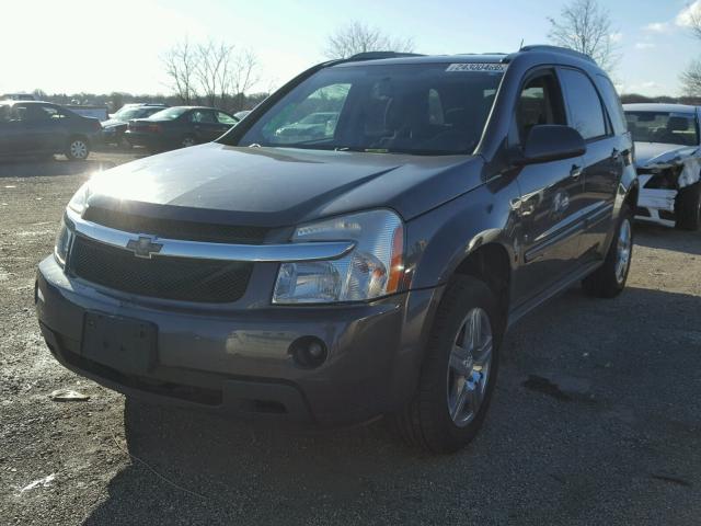 2CNDL73F076122761 - 2007 CHEVROLET EQUINOX LT GRAY photo 2