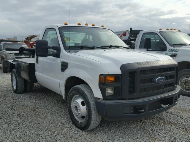 1FDWF36Y68EE10786 - 2008 FORD F350 SUPER WHITE photo 1