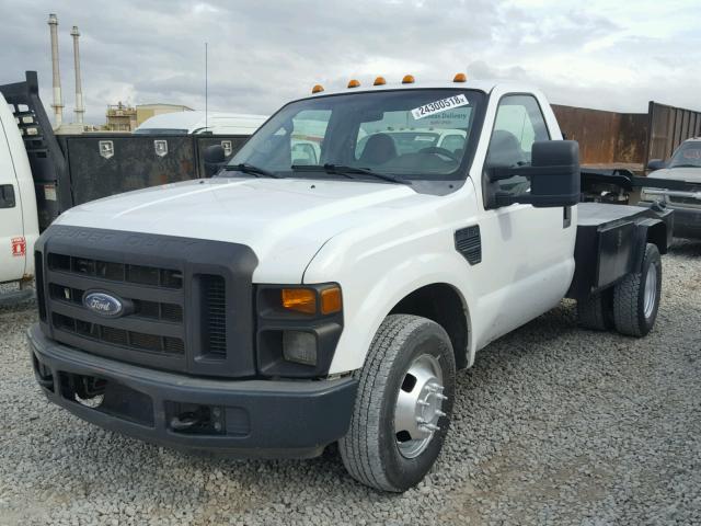 1FDWF36Y68EE10786 - 2008 FORD F350 SUPER WHITE photo 2