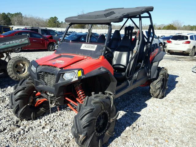 4XAXT87A3DB613783 - 2013 POLARIS RZR 4 900 RED photo 2