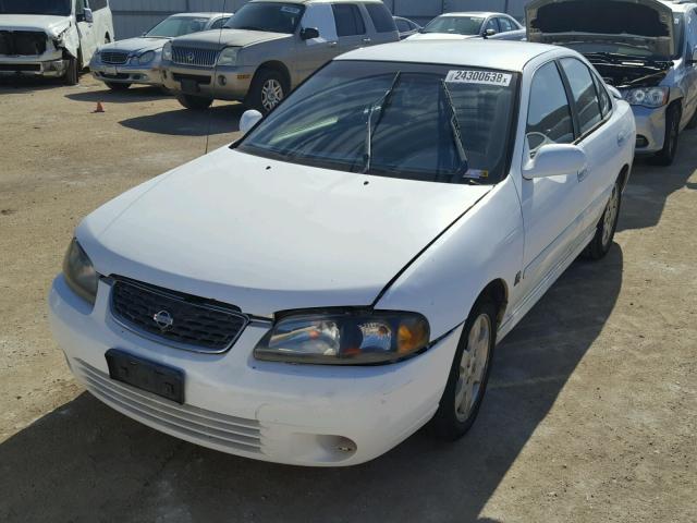 3N1AB51D84L736435 - 2004 NISSAN SENTRA SE- WHITE photo 2