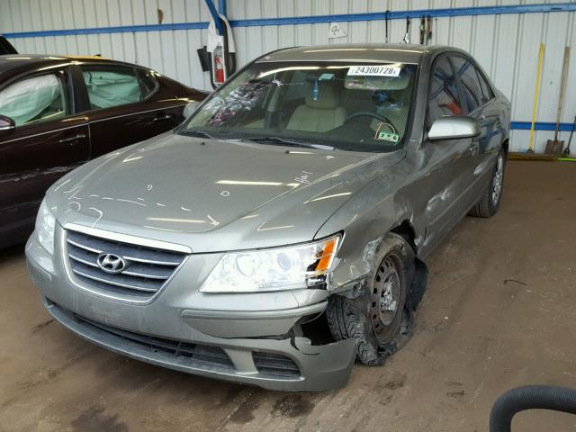 5NPET46F69H405666 - 2009 HYUNDAI SONATA GLS GREEN photo 2